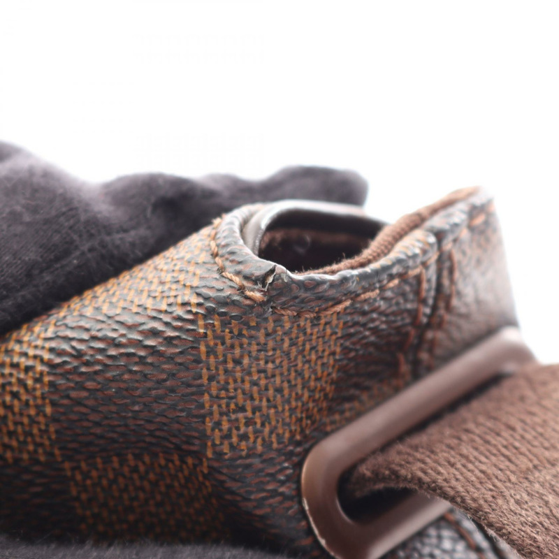 路易威登 Brooklyn MM 單肩斜背包 N51211 Damier Ebene 帆布 二手-17