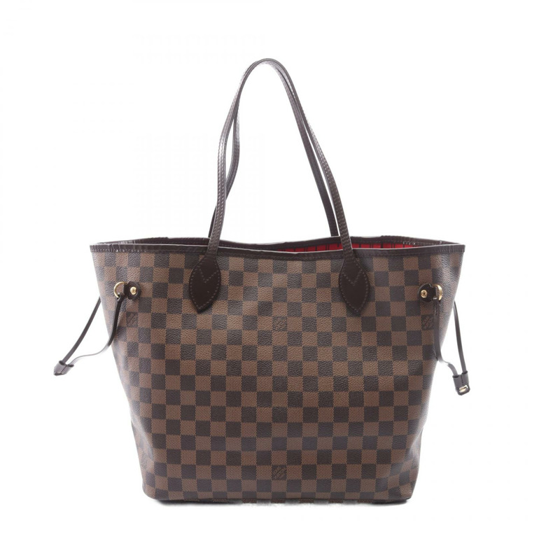 路易威登 Neverfull MM 手提單肩包 N51105 Damier Ebene 帆布 二手 LV-0