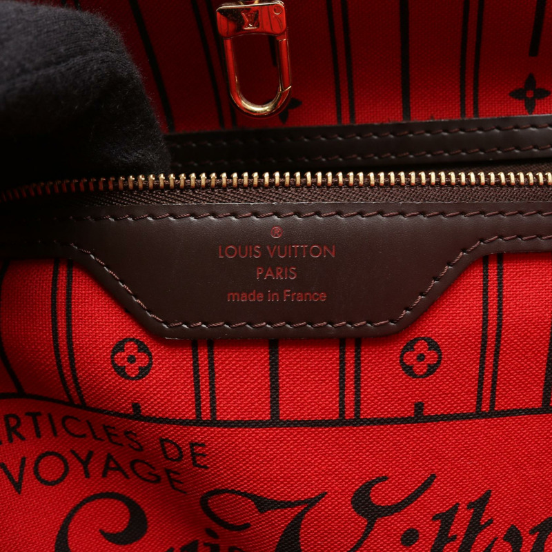 路易威登 Neverfull MM 手提單肩包 N51105 Damier Ebene 帆布 二手 LV-3