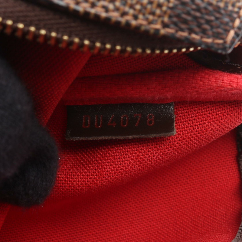 LOUIS VUITTON Eva 鏈條斜背包 N55213 Damier Ebene 帆布 二手 LV-4