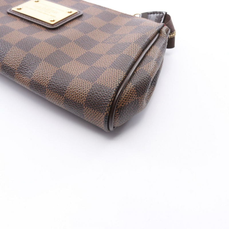 LOUIS VUITTON Eva 鏈條斜背包 N55213 Damier Ebene 帆布 二手 LV-5
