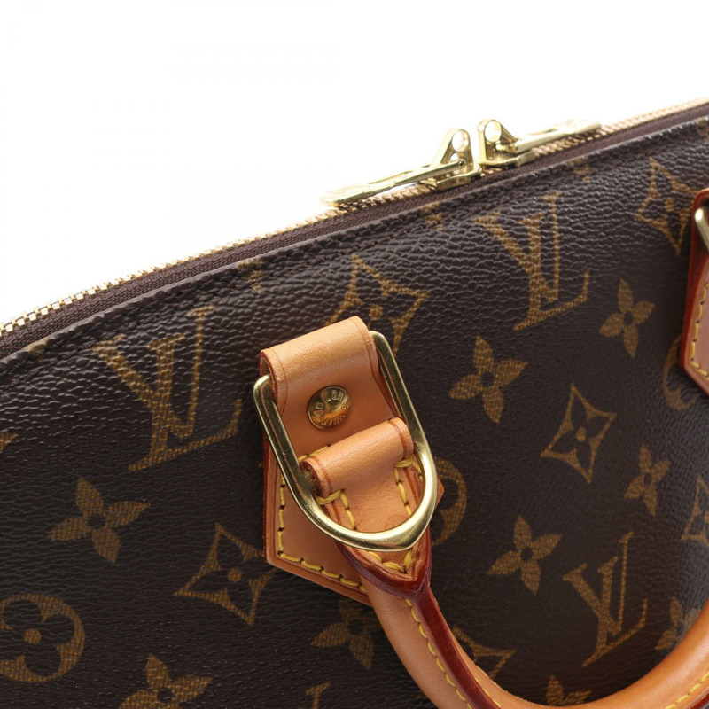 路易威登 Alma PM 手提包 M51130 Monogram PVC 塗層帆布皮革 二手 LV-8
