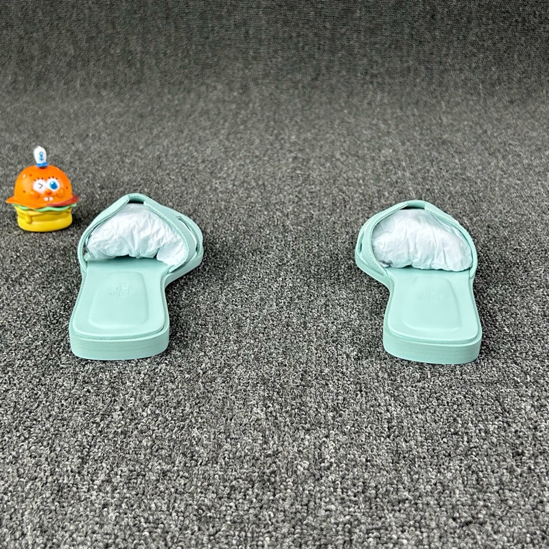 Hermes愛馬仕綠色H拖 尺碼:36 碼-4