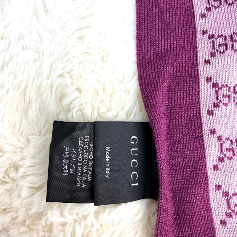 Gucci 紫色頸巾-2