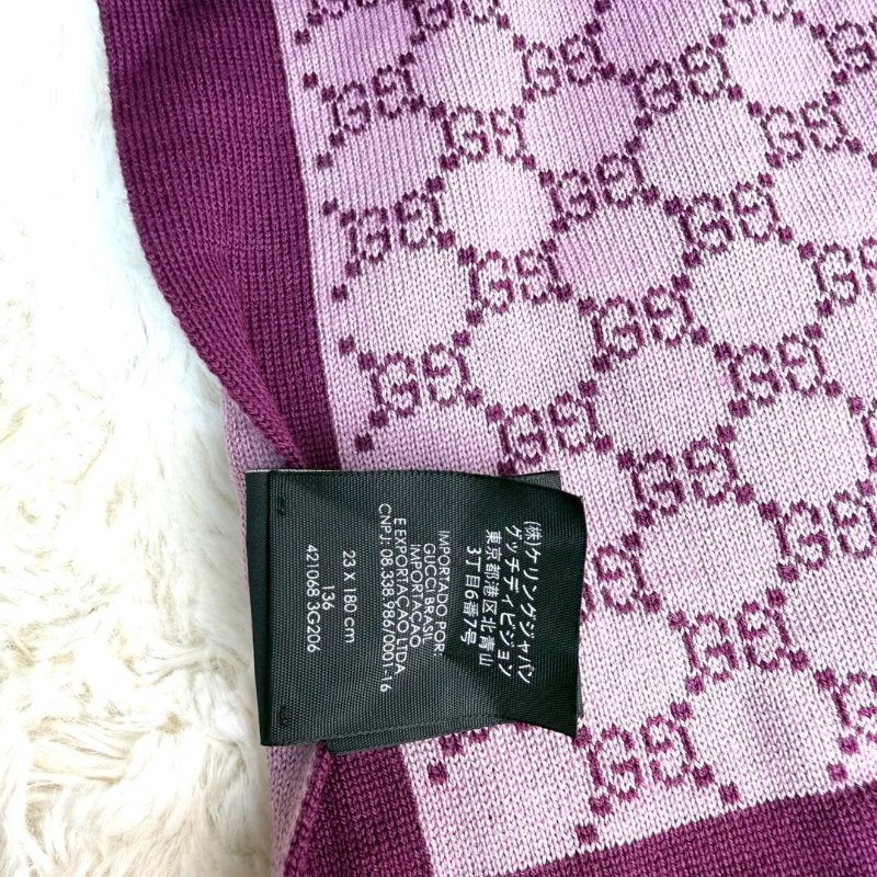 Gucci 紫色頸巾-3