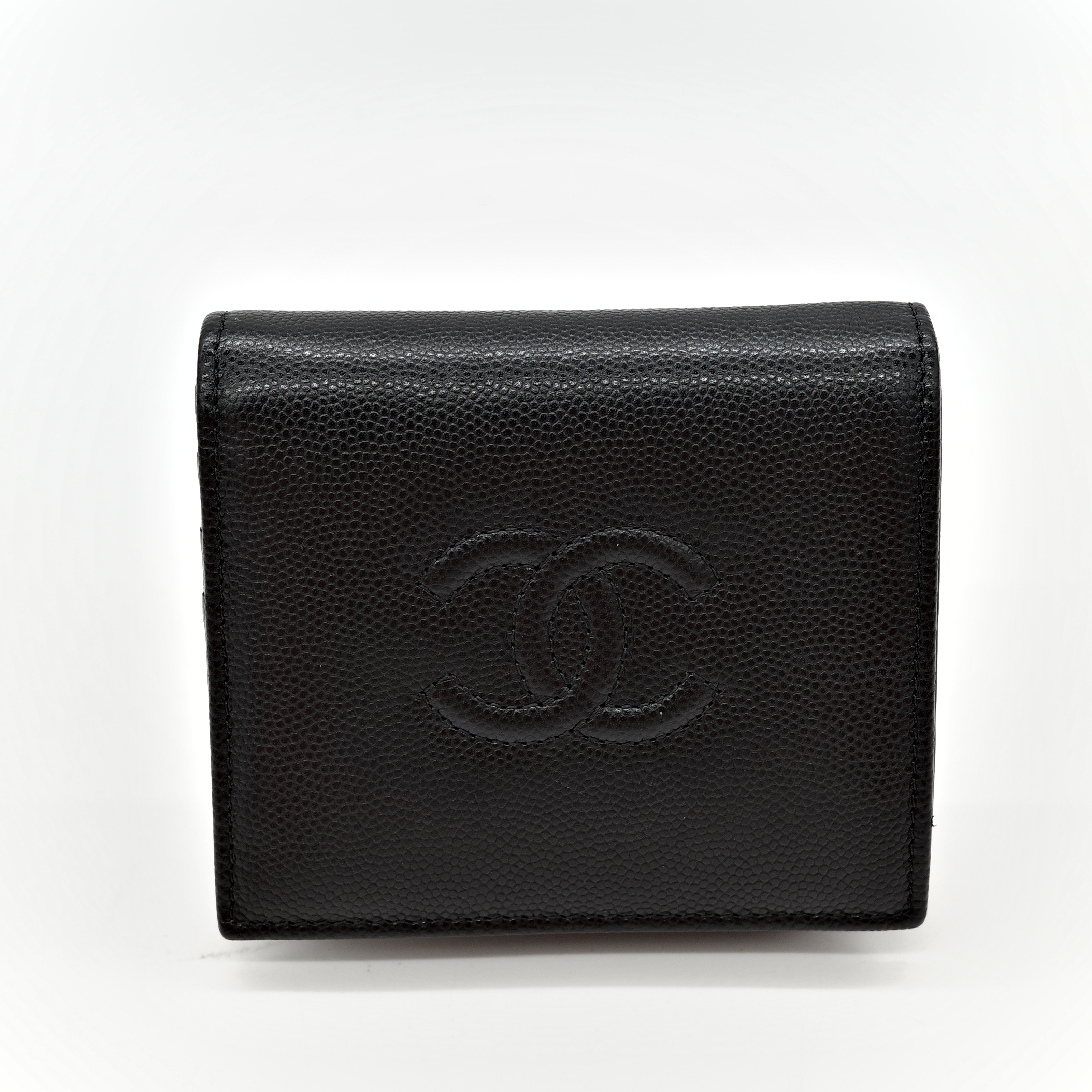 Chanel caviar leather wallet-1