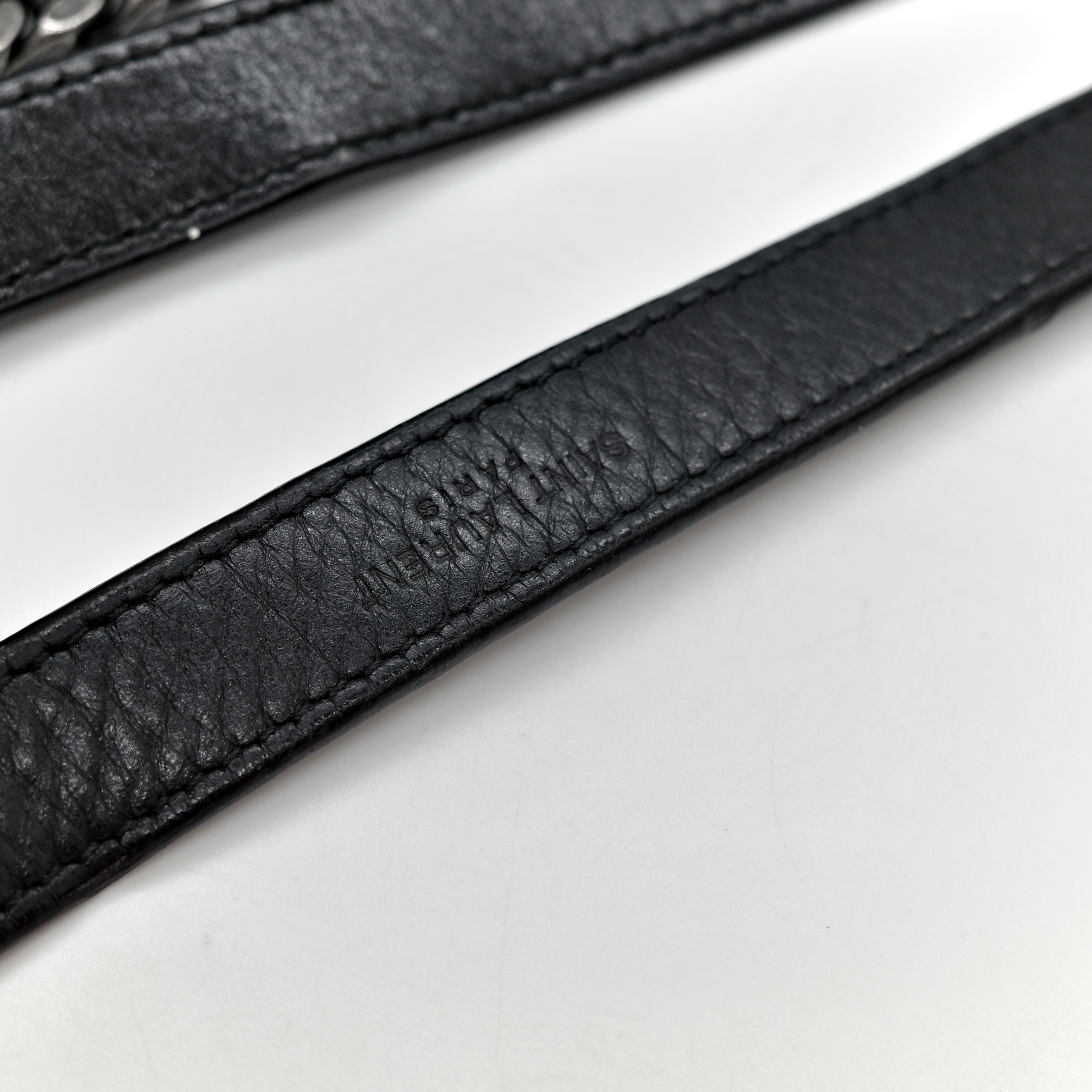 Saint Laurent YSL 聖羅蘭 黑色 BLACK NIKI 復古褶皺鏈條單肩包 翻蓋包-28