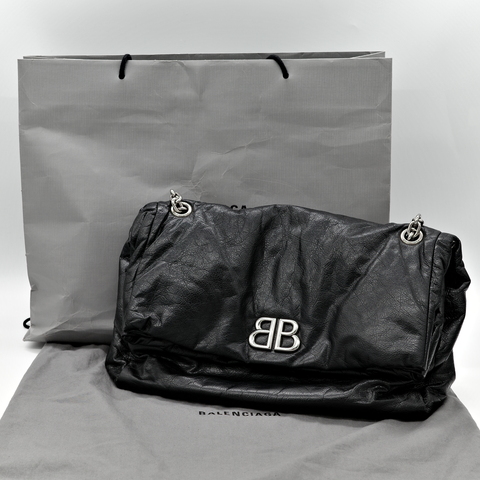 balenciaga monaco black tote bag