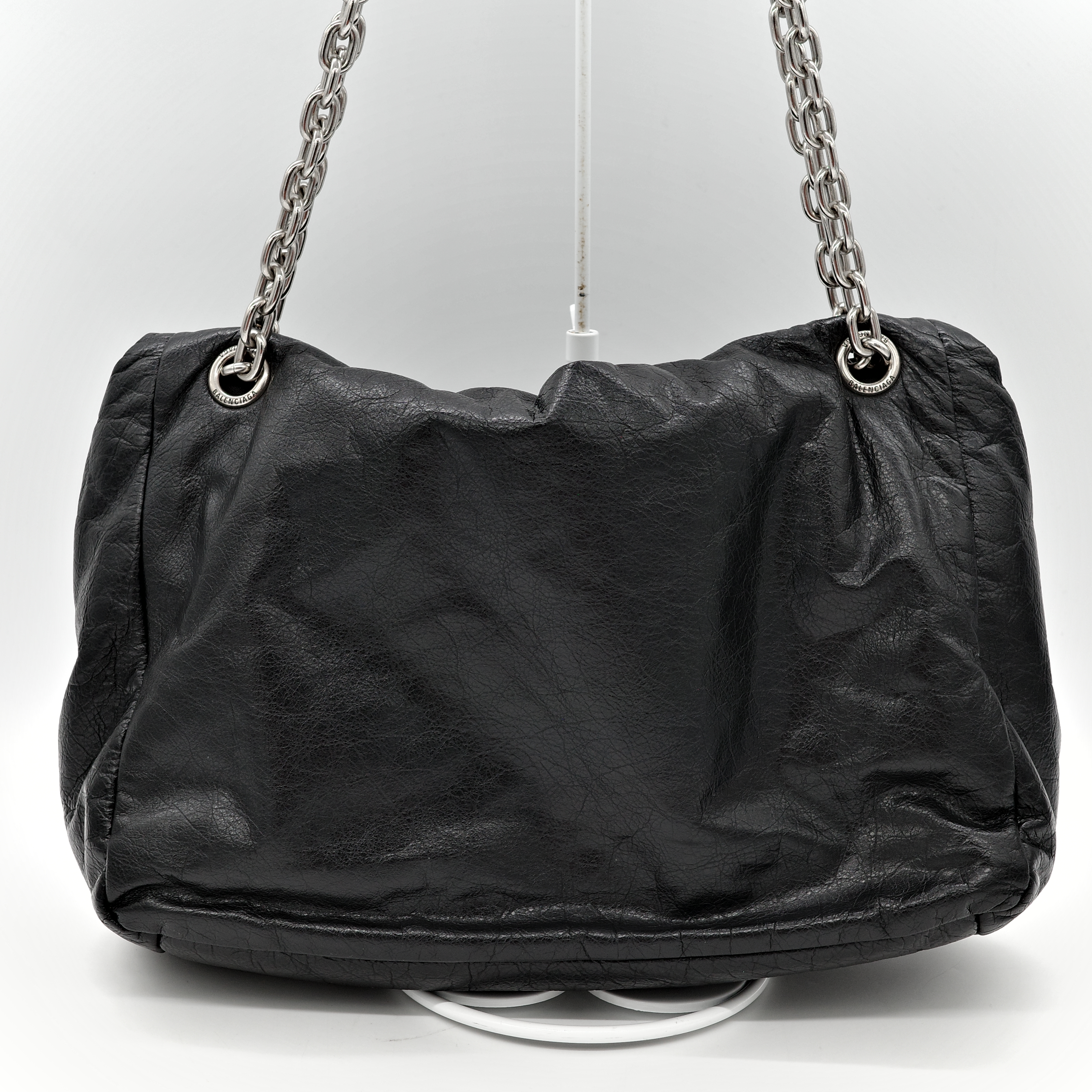 balenciaga monaco black tote bag-5
