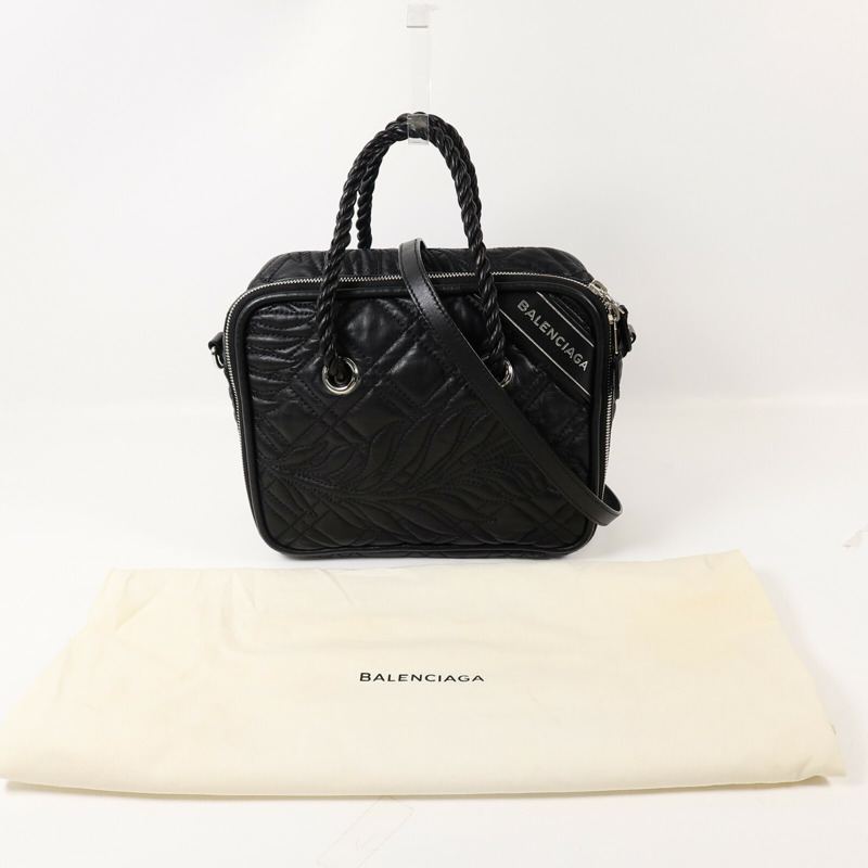 BALENCIAGA 牛皮皮革Blanket Square手挽肩背兩用袋-13