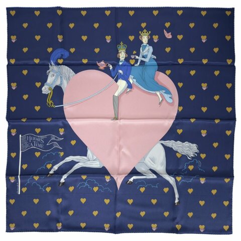 HERMES Tea Time scarf 70 下午茶時光 絲巾