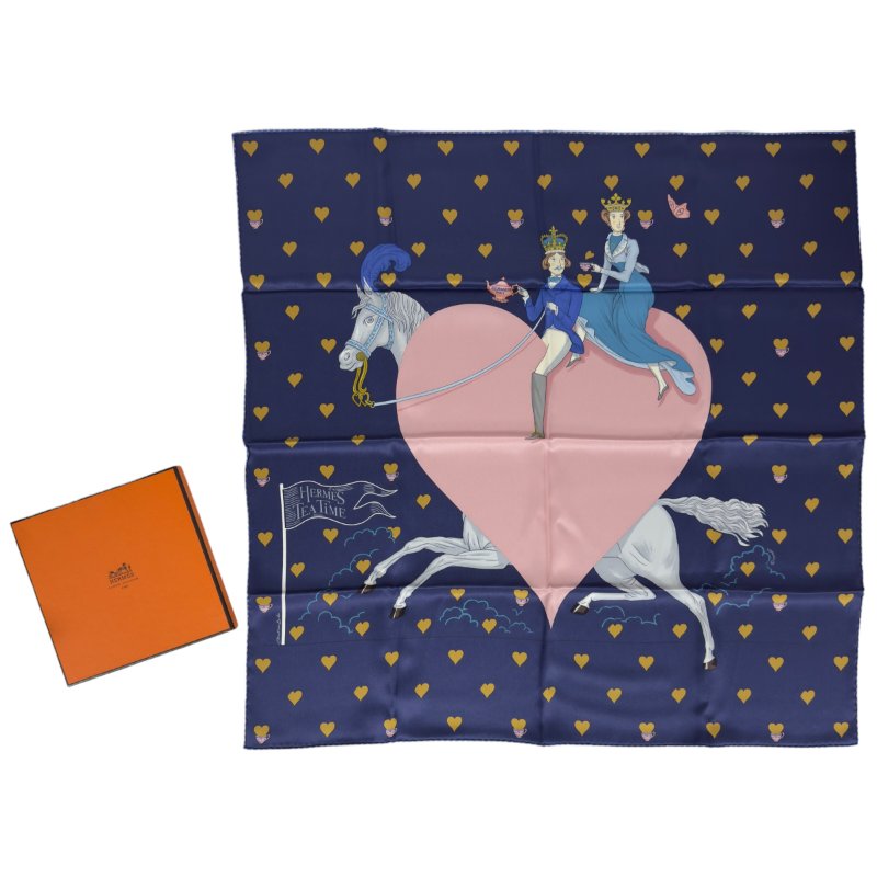 HERMES Tea Time scarf 70 下午茶時光 絲巾-1