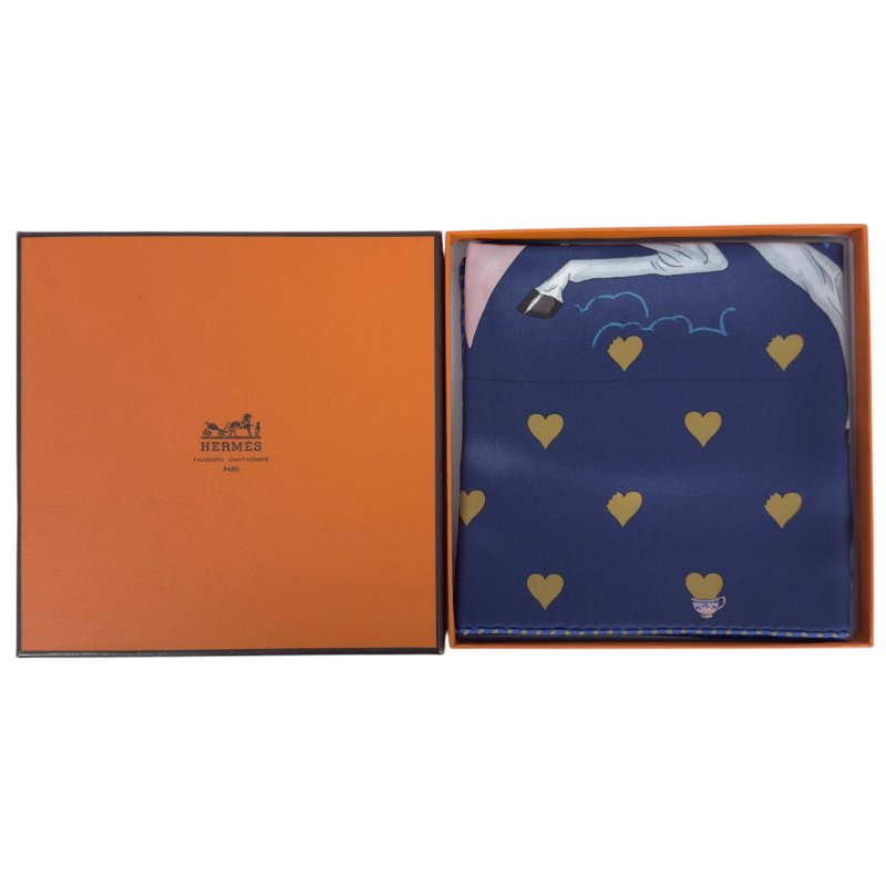 HERMES Tea Time scarf 70 下午茶時光 絲巾-7