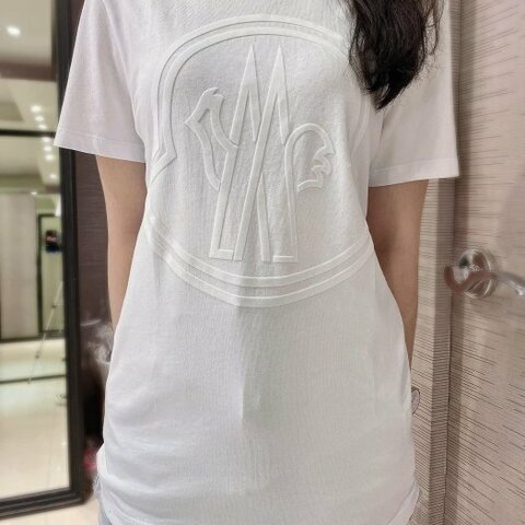 💎Han's house精品服飾💎 moncler 立體 LOGO 短 T 白 現貨XL