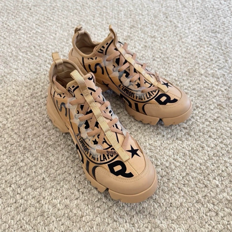 99新 DIOR迪奥 D-Connect星星印花限定款低帮休闲鞋运动37码-11