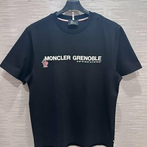 💎Han's house精品服飾💎moncler 滑雪系列 LOGO 短 T 黑 現貨 S/M/L 原價13400