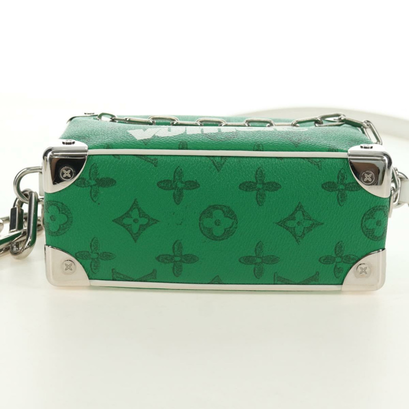 【日本直送】路易威登 Monogram Everyday Mini Soft Trunk 手提包 綠色 M80816 正品 182008SAM-4
