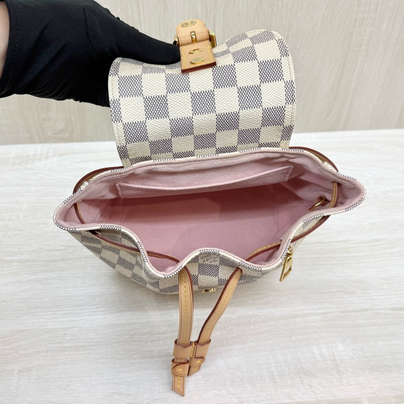 LV🤍棋盤格SPERONE BB後背包N44026-15