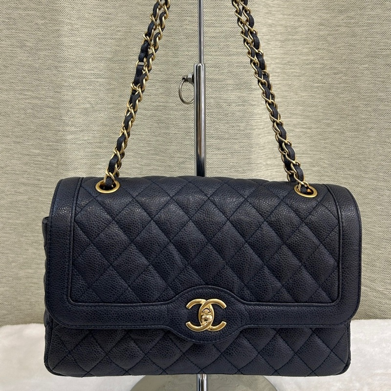 Chanel香奈兒黛妃包二手-9