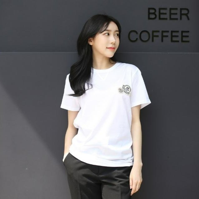 💎Han's house精品服飾💎moncler 大 LOGO 短 T~現貨 M ~ XXL-1