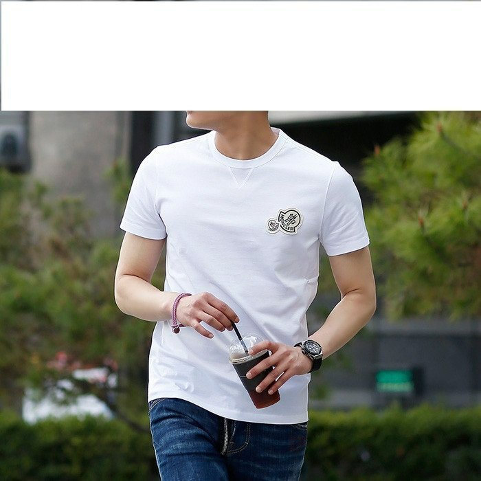 💎Han's house精品服飾💎moncler 大 LOGO 短 T~現貨 M ~ XXL-4
