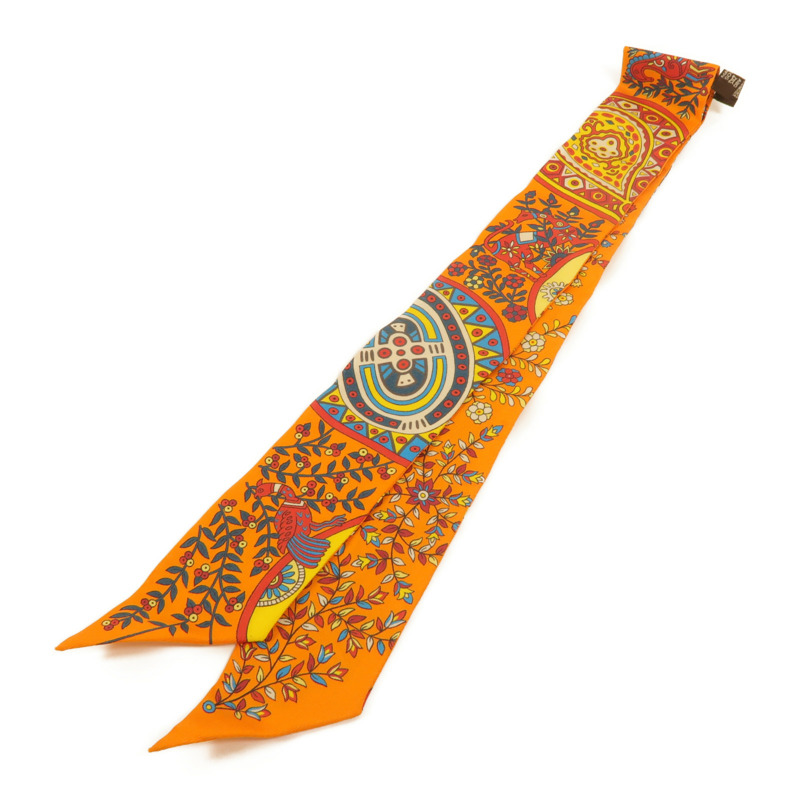 HERMES 絲質Twilly絲巾-1