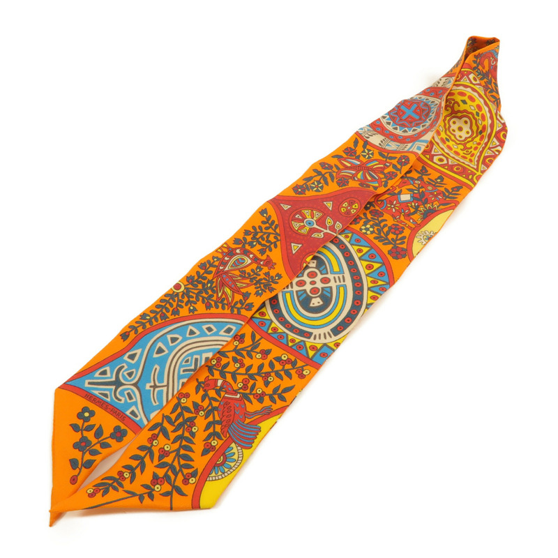 HERMES 絲質Twilly絲巾-2