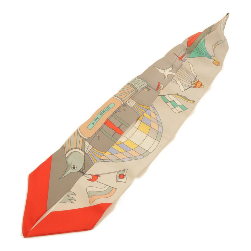 HERMES 絲質Twilly絲巾-2
