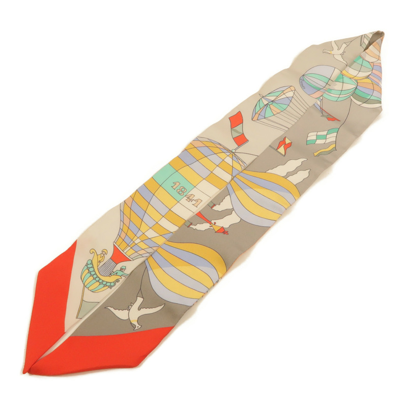 HERMES 絲質Twilly絲巾-3