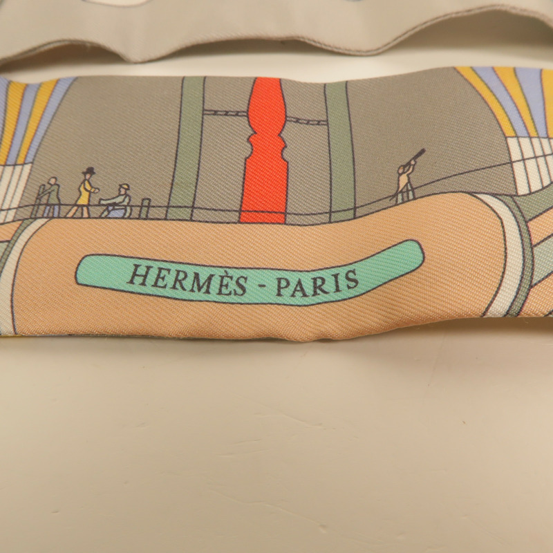 HERMES 絲質Twilly絲巾-7