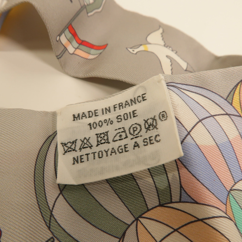 HERMES 絲質Twilly絲巾-8