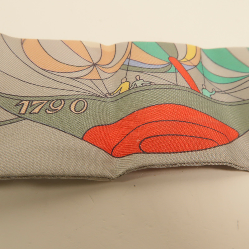 HERMES 絲質Twilly絲巾-9