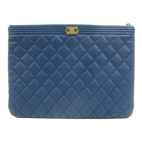 CHANEL 牛皮皮革Boy Chanel Clutch Bag手拿包