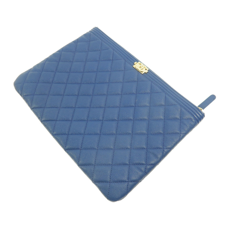 CHANEL 牛皮皮革Boy Chanel Clutch Bag手拿包-3