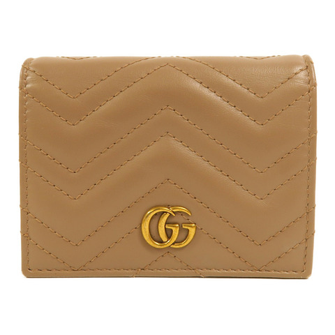 GUCCI 牛皮皮革GG Marmont Wallet錢包