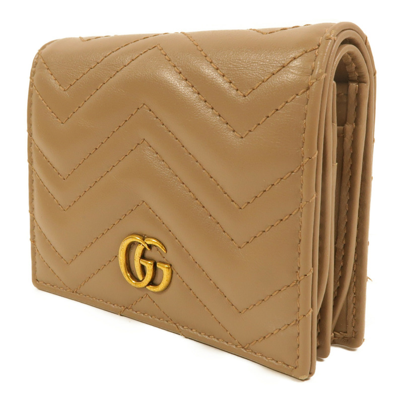 GUCCI 牛皮皮革GG Marmont Wallet錢包-2