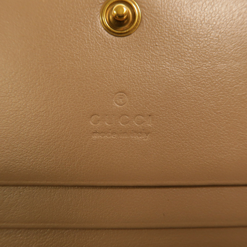 GUCCI 牛皮皮革GG Marmont Wallet錢包-8