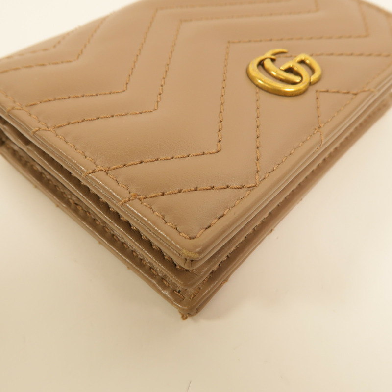 GUCCI 牛皮皮革GG Marmont Wallet錢包-13