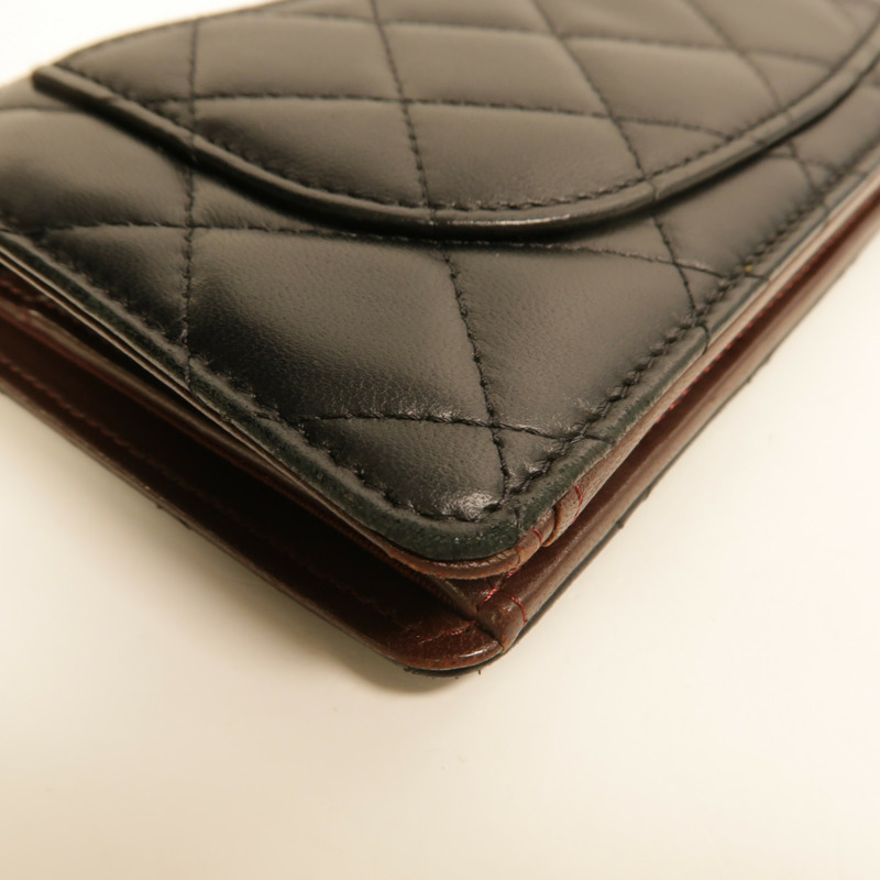 CHANEL 羊皮皮革Long Wallet長錢包-13