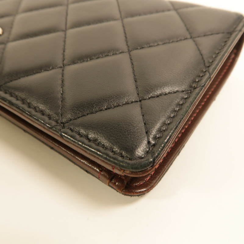 CHANEL 羊皮皮革Long Wallet長錢包-16