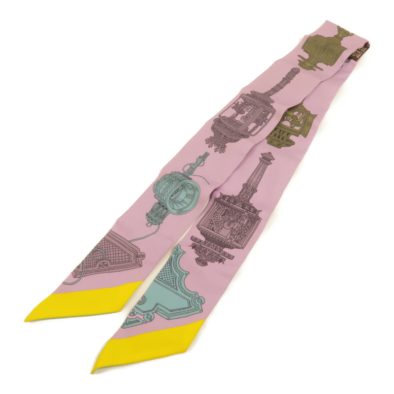 HERMES 絲質Twilly絲巾-1