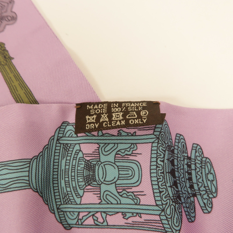HERMES 絲質Twilly絲巾-4