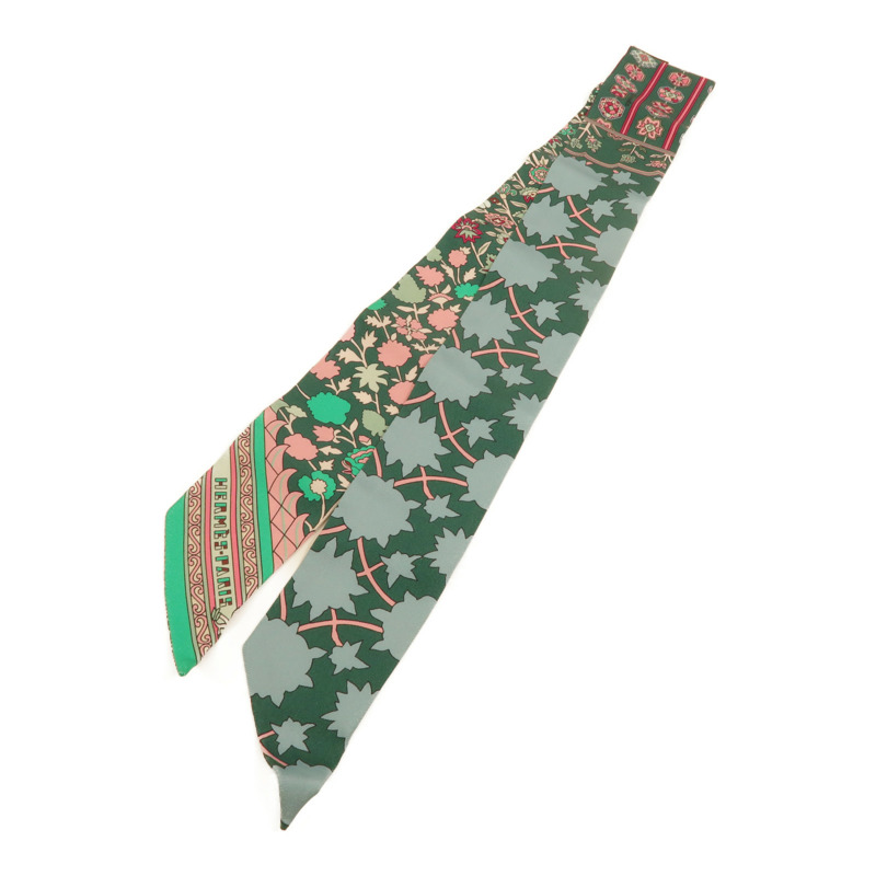 HERMES 絲質Twilly絲巾-1
