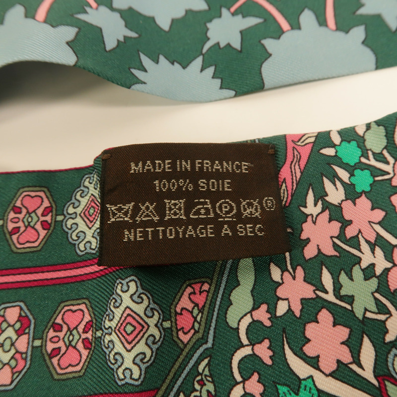HERMES 絲質Twilly絲巾-5