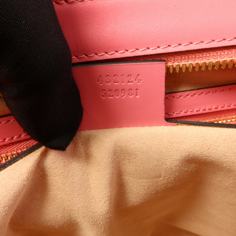 GUCCI 牛皮皮革Guccissima Small Bucket tote手挽肩背兩用袋-7