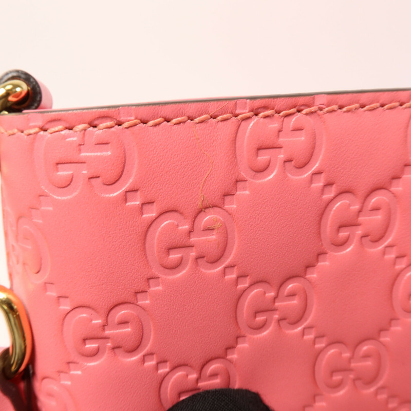 GUCCI 牛皮皮革Guccissima Small Bucket tote手挽肩背兩用袋-8