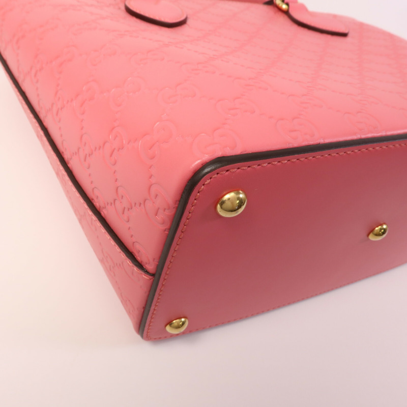 GUCCI 牛皮皮革Guccissima Small Bucket tote手挽肩背兩用袋-14