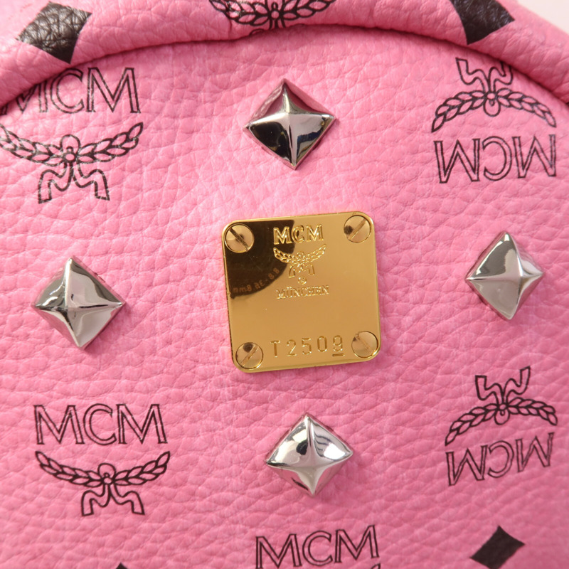 MCM 塗層帆布Stark Backpack背包-7