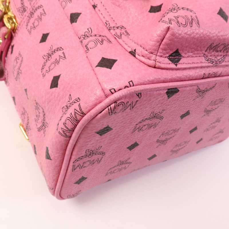 MCM 塗層帆布Stark Backpack背包-10