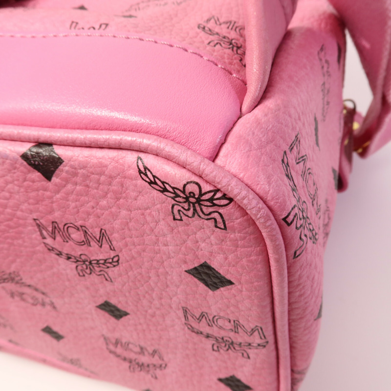 MCM 塗層帆布Stark Backpack背包-11